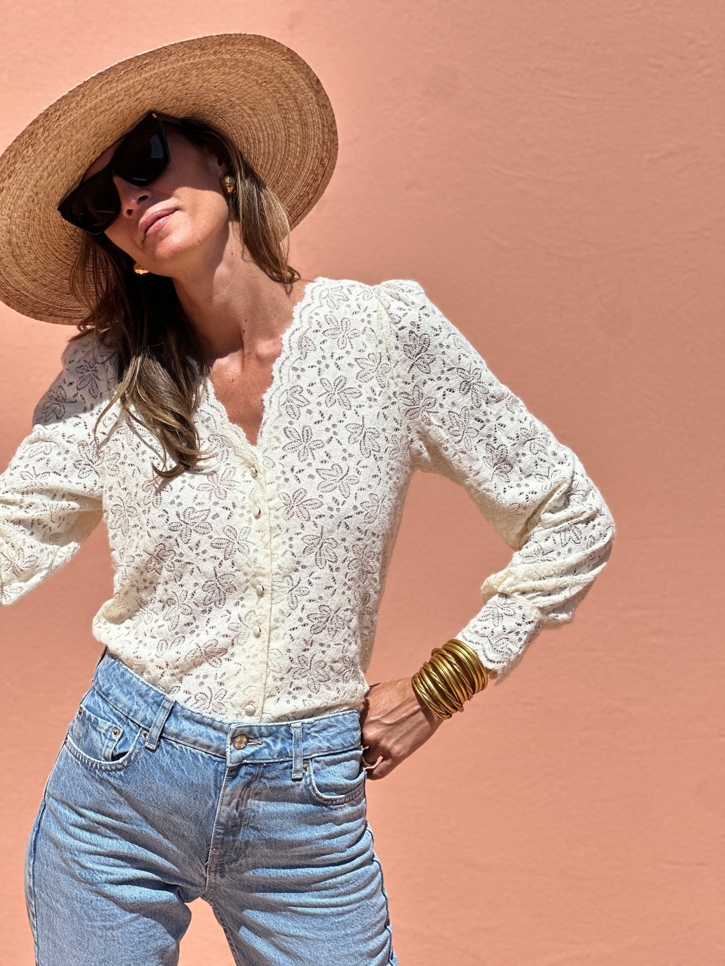 Blusa Encaje Lumière