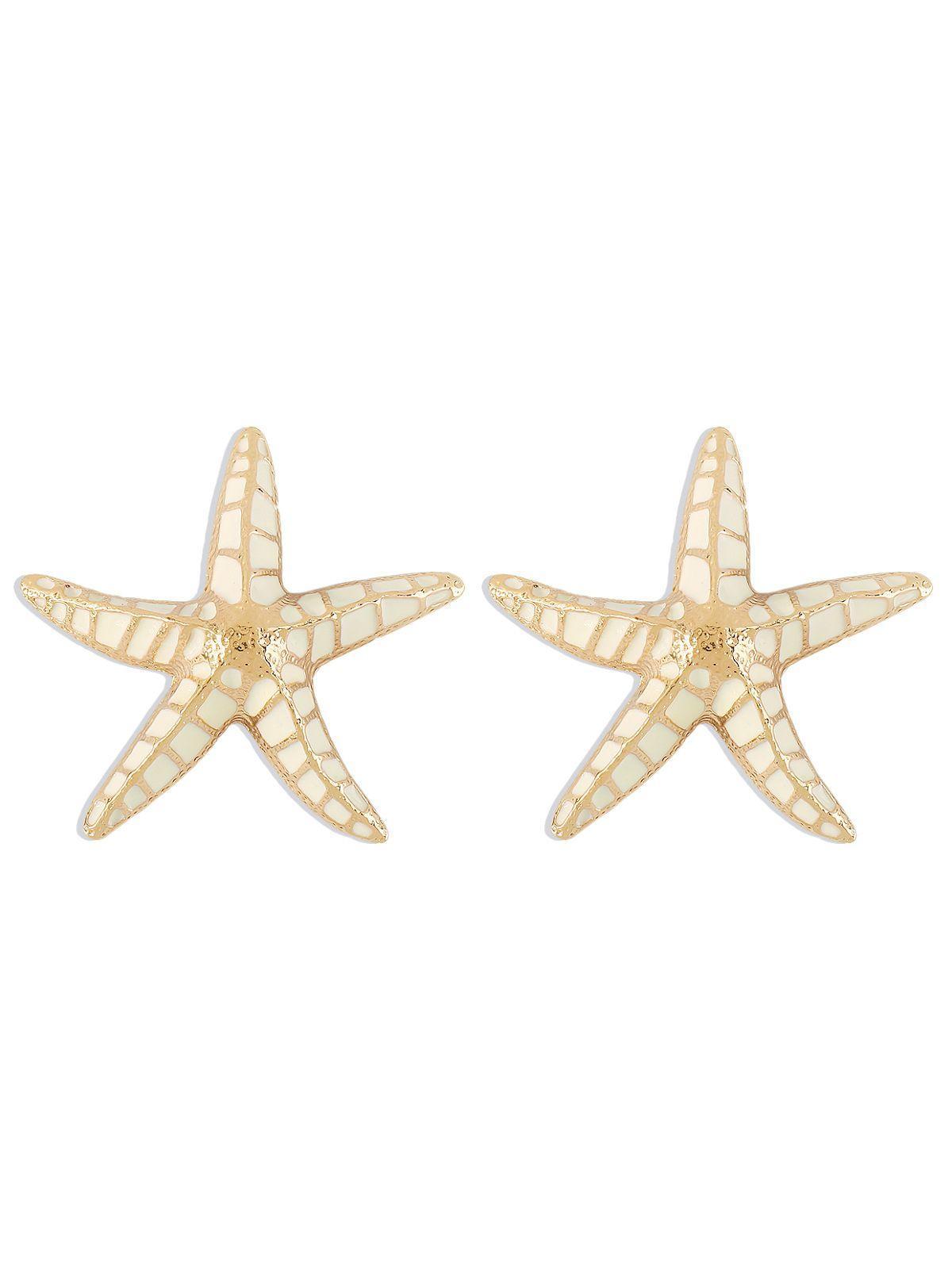 Pendientes Starfish Crystal Shine