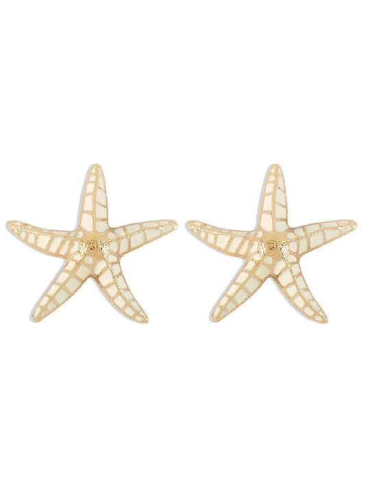 Pendientes Starfish Crystal Shine