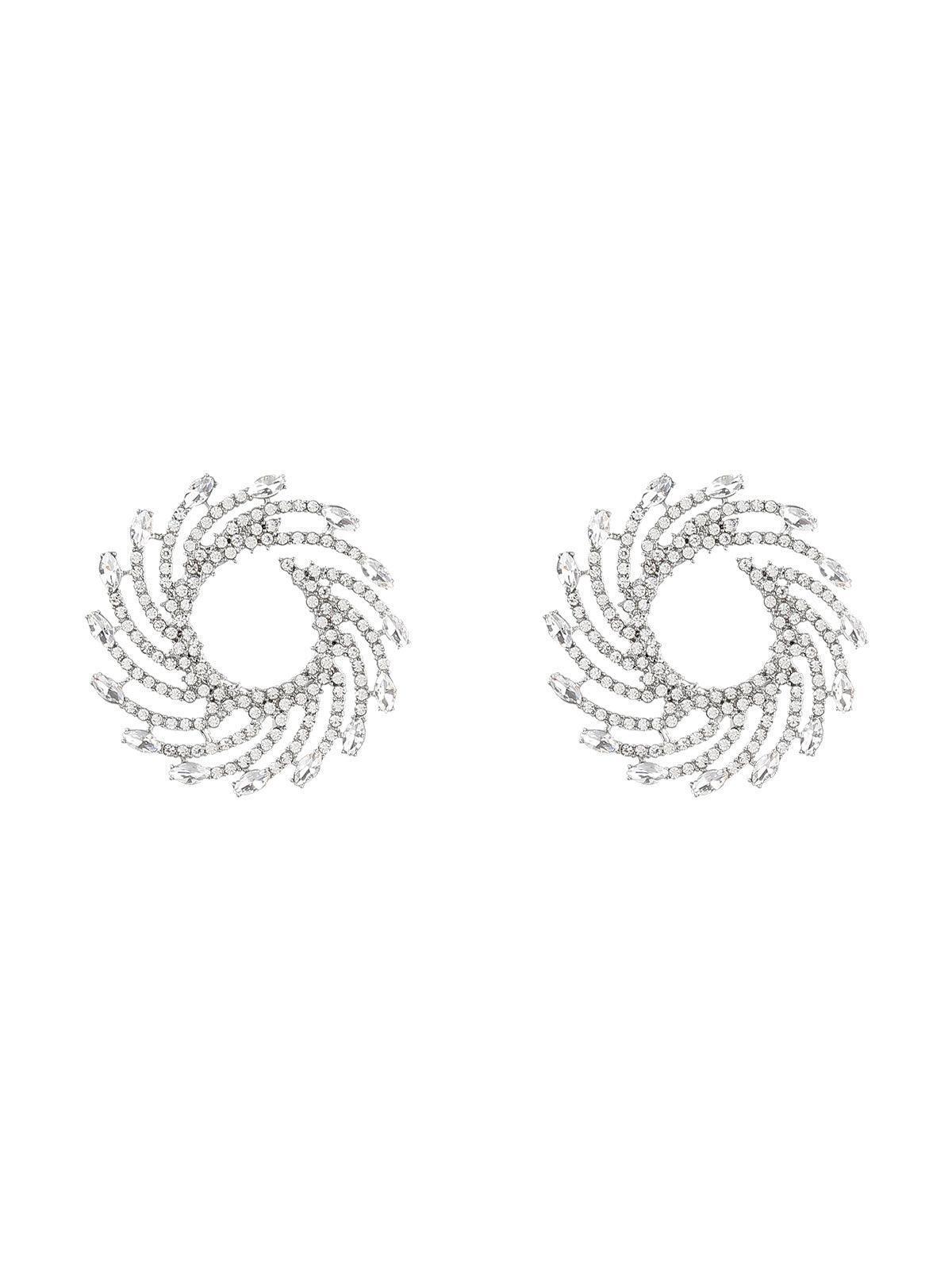 Pendientes Celestia Spiral Crystal