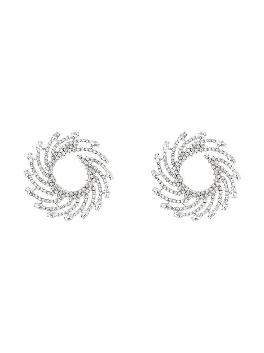 Pendientes Celestia Spiral Crystal