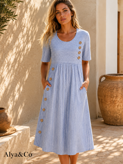 Vestido Marina Azul
