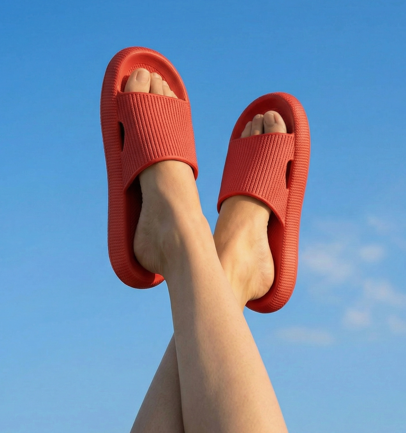Chanclas Pop Color Iris - Rojo Profundo 4
