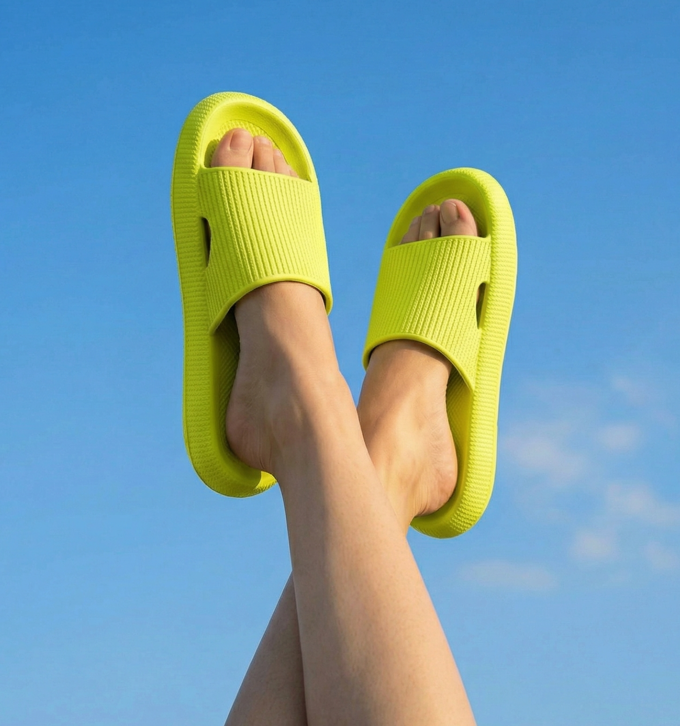 Chanclas Pop Color Iris - Verde Lima 4