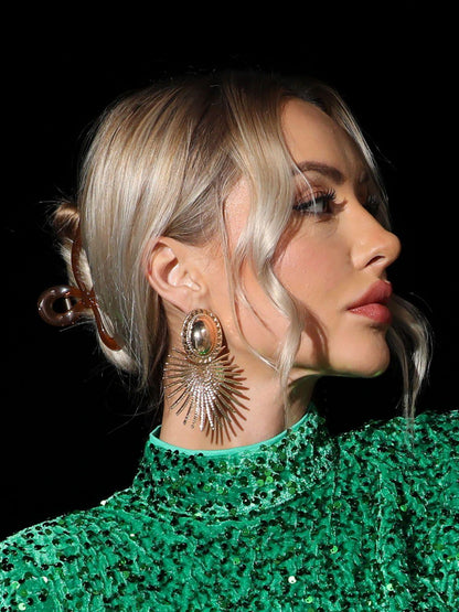 Pendientes Sunburst Royal Gold