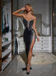 Vestido Noir Diamond Silhouette