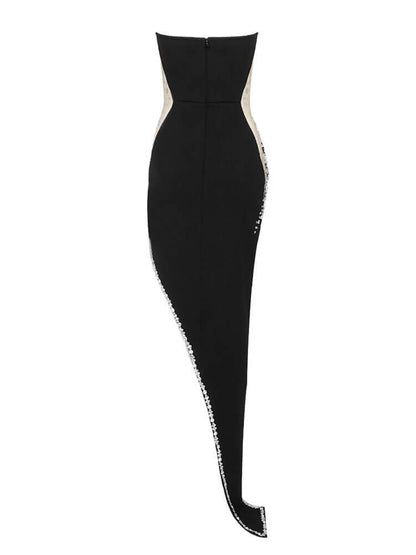 Vestido Noir Diamond Silhouette