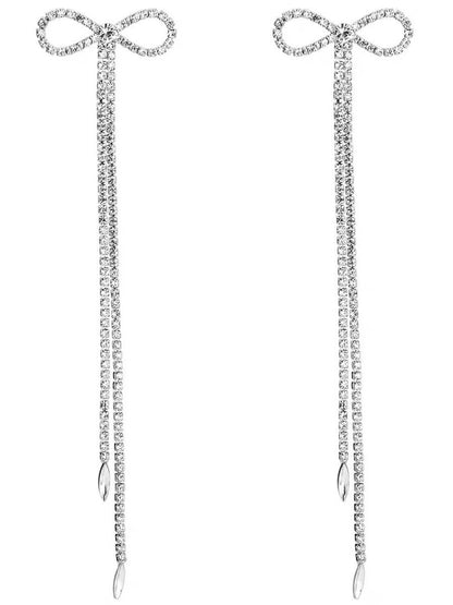 Pendientes Chain Luxe Crystal Drop