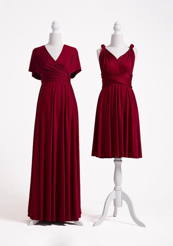 Vestido Multiposicion Eterna - Burdeos