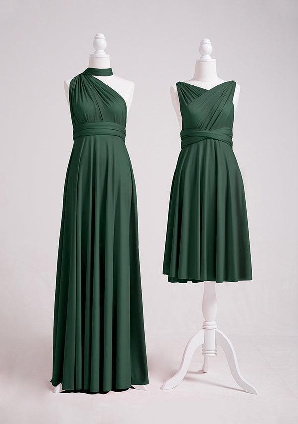 Vestido Multiposicion Eterna - Verde Militar