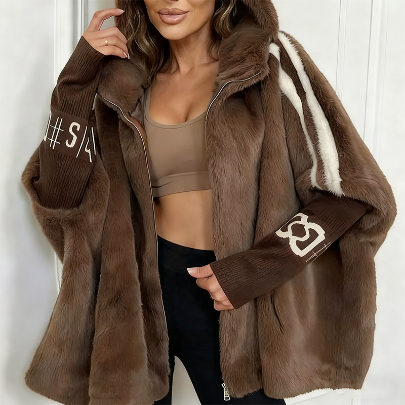 Chaqueta Peluche Glam